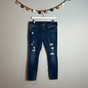 Express distressed MidRise Legging jeans